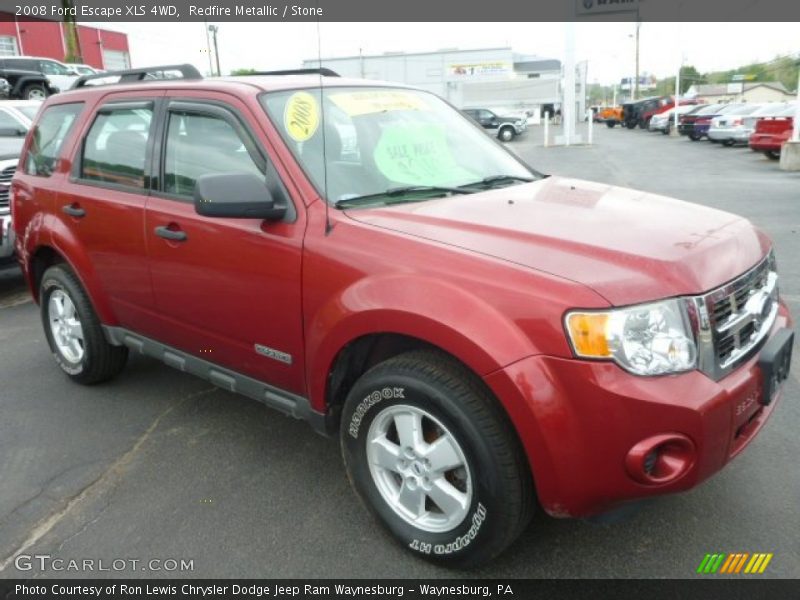 Redfire Metallic / Stone 2008 Ford Escape XLS 4WD