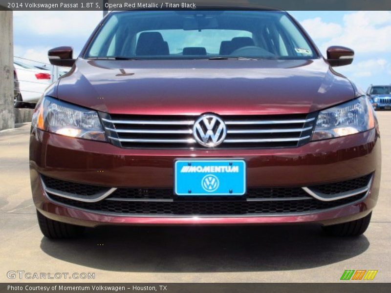 Opera Red Metallic / Titan Black 2014 Volkswagen Passat 1.8T S