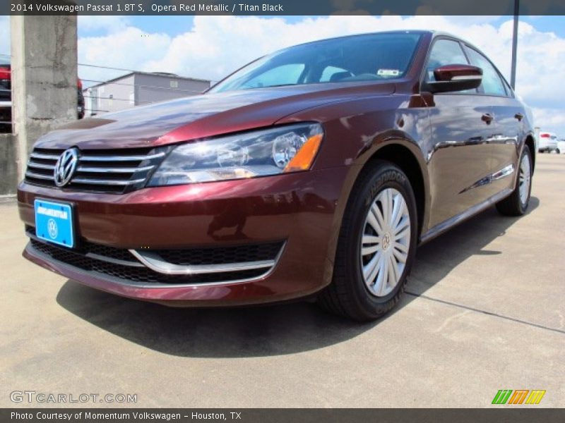 Opera Red Metallic / Titan Black 2014 Volkswagen Passat 1.8T S