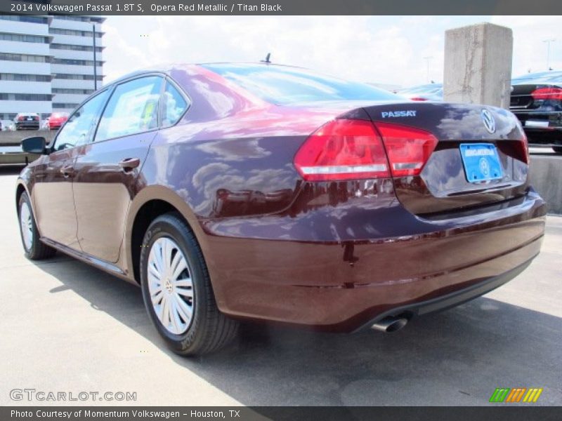 Opera Red Metallic / Titan Black 2014 Volkswagen Passat 1.8T S