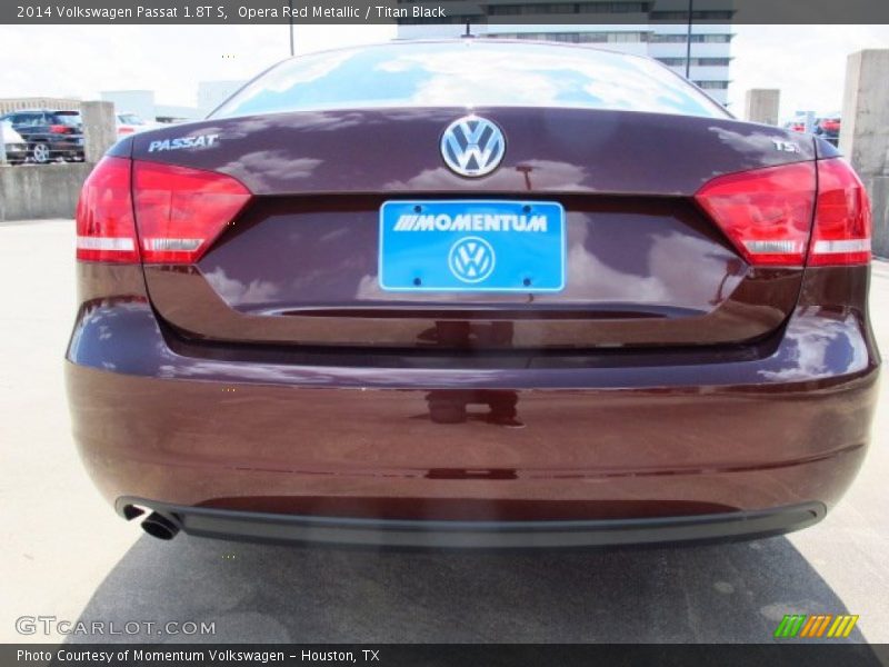 Opera Red Metallic / Titan Black 2014 Volkswagen Passat 1.8T S