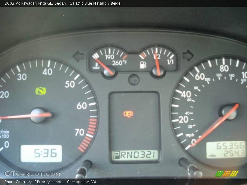 Galactic Blue Metallic / Beige 2003 Volkswagen Jetta GLS Sedan