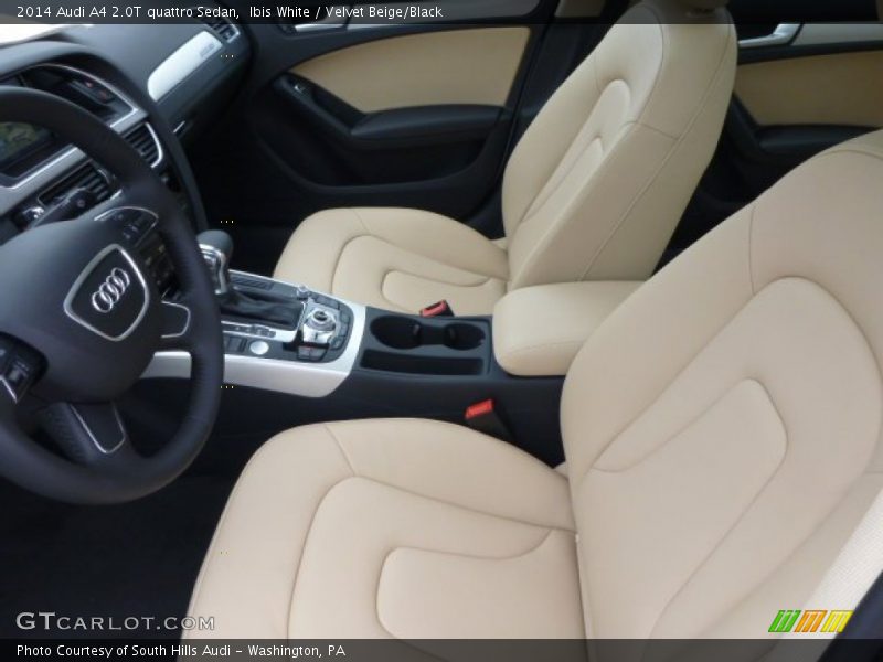 Ibis White / Velvet Beige/Black 2014 Audi A4 2.0T quattro Sedan