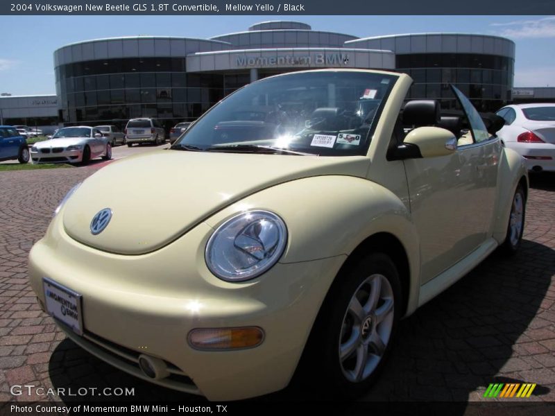 Mellow Yello / Black 2004 Volkswagen New Beetle GLS 1.8T Convertible