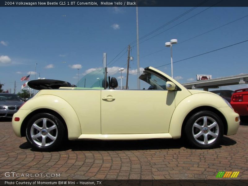 Mellow Yello / Black 2004 Volkswagen New Beetle GLS 1.8T Convertible