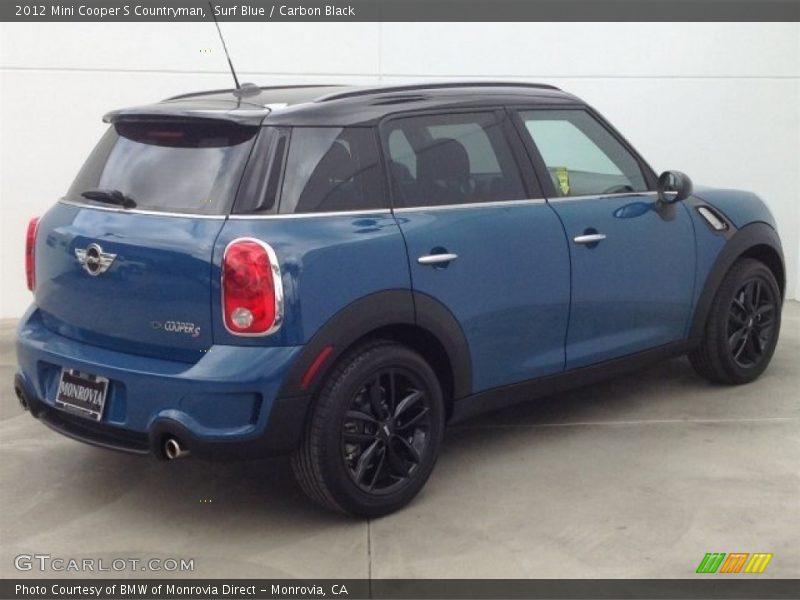 Surf Blue / Carbon Black 2012 Mini Cooper S Countryman