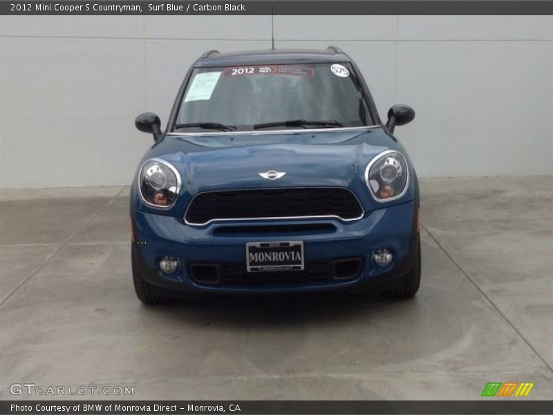 Surf Blue / Carbon Black 2012 Mini Cooper S Countryman