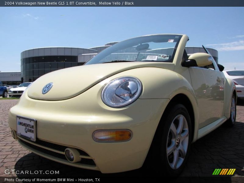 Mellow Yello / Black 2004 Volkswagen New Beetle GLS 1.8T Convertible