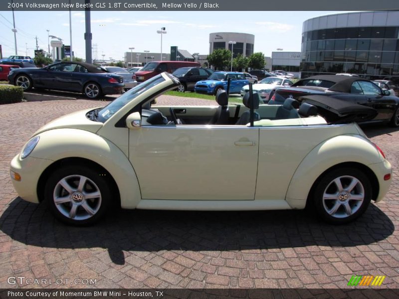 Mellow Yello / Black 2004 Volkswagen New Beetle GLS 1.8T Convertible