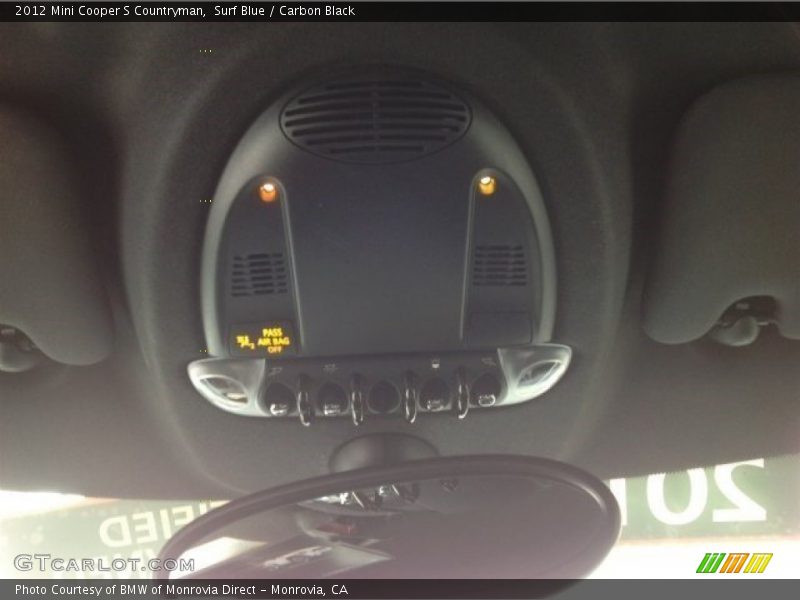 Surf Blue / Carbon Black 2012 Mini Cooper S Countryman
