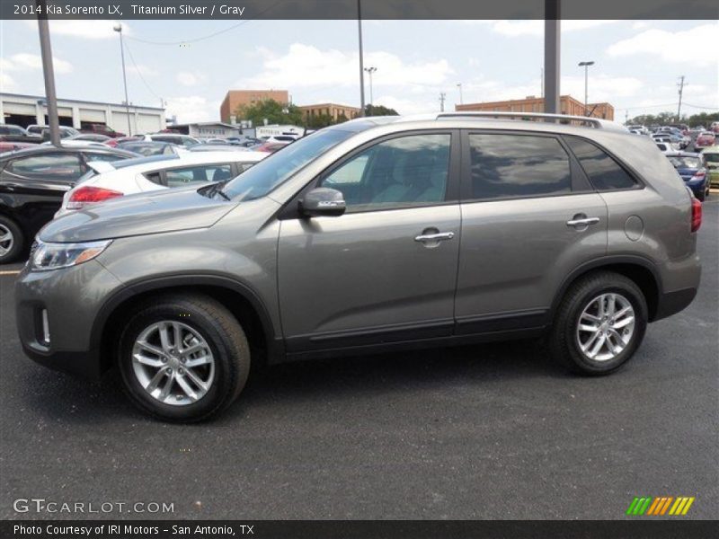 Titanium Silver / Gray 2014 Kia Sorento LX