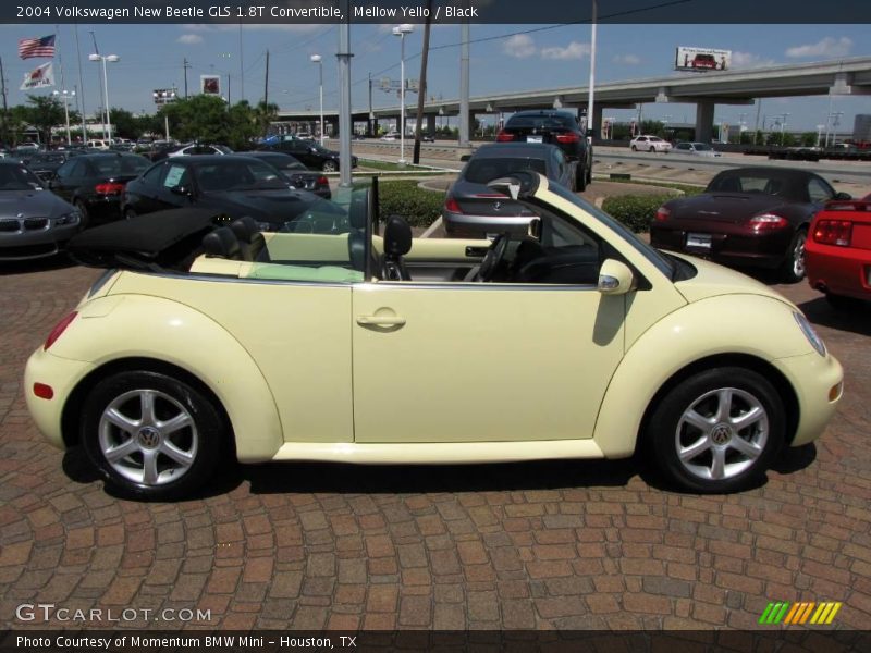 Mellow Yello / Black 2004 Volkswagen New Beetle GLS 1.8T Convertible