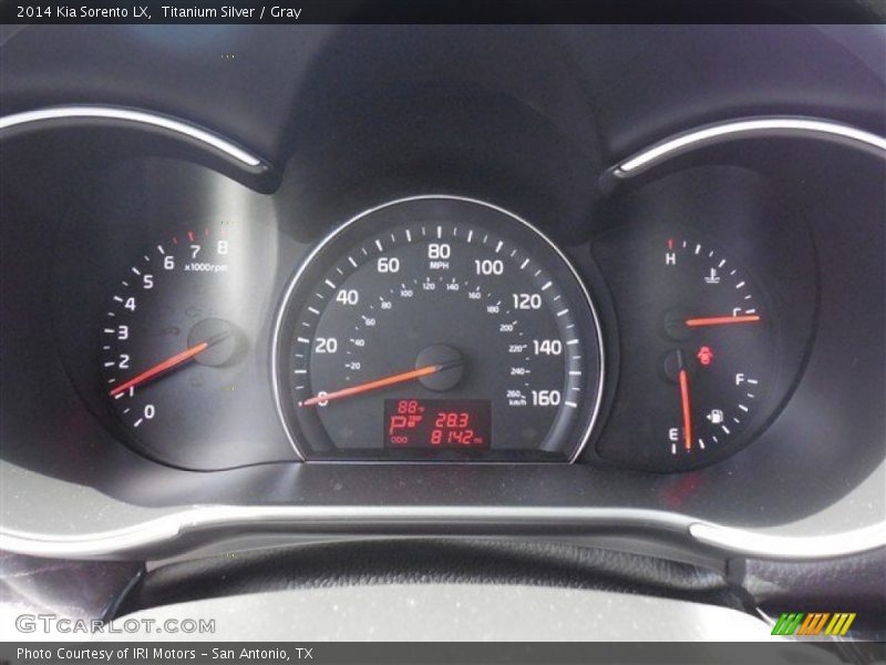 Titanium Silver / Gray 2014 Kia Sorento LX