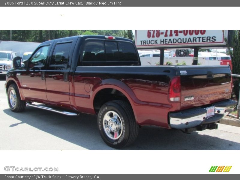 Black / Medium Flint 2006 Ford F250 Super Duty Lariat Crew Cab