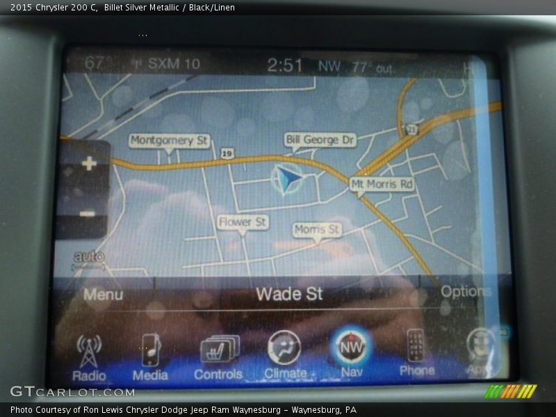 Navigation of 2015 200 C