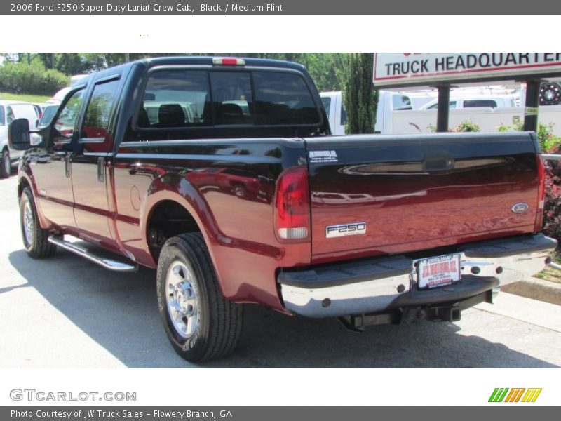 Black / Medium Flint 2006 Ford F250 Super Duty Lariat Crew Cab