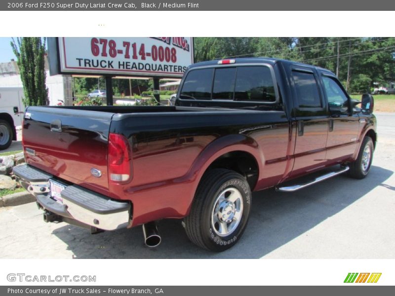 Black / Medium Flint 2006 Ford F250 Super Duty Lariat Crew Cab