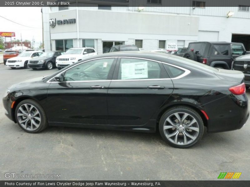 Black / Black 2015 Chrysler 200 C