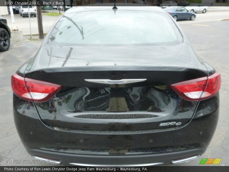 Black / Black 2015 Chrysler 200 C