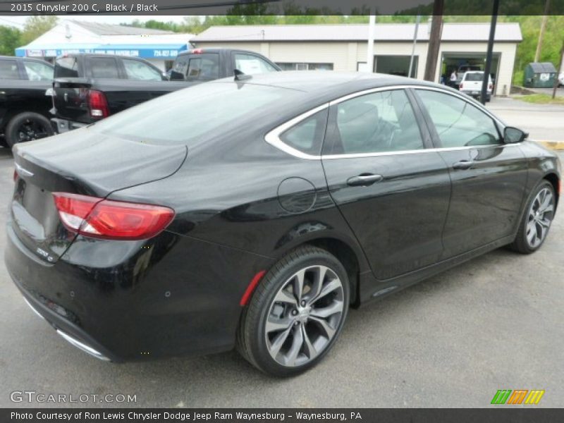Black / Black 2015 Chrysler 200 C
