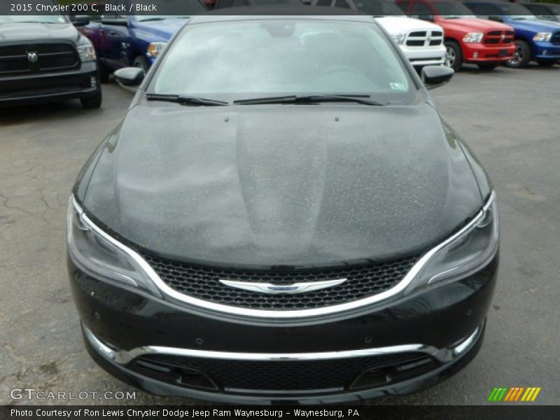 Black / Black 2015 Chrysler 200 C