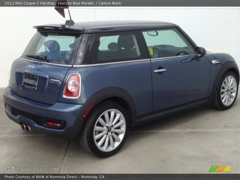 Horizon Blue Metallic / Carbon Black 2011 Mini Cooper S Hardtop