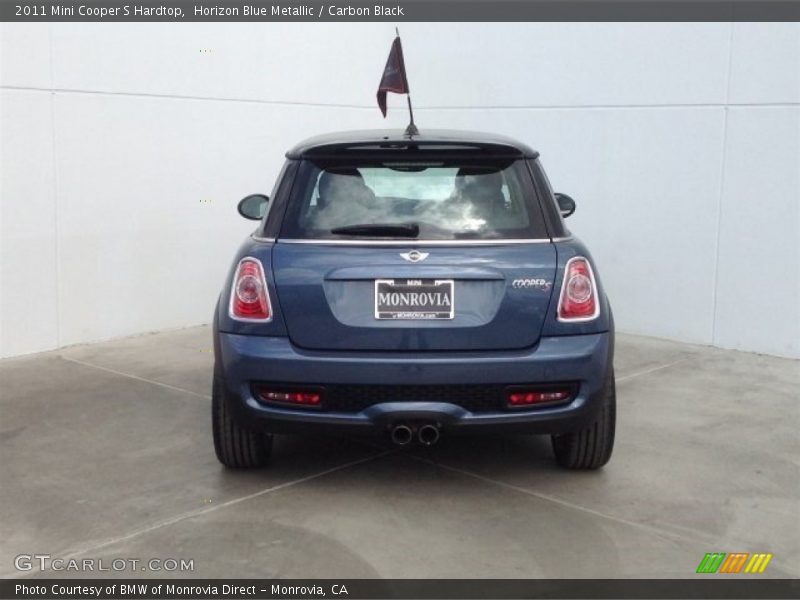 Horizon Blue Metallic / Carbon Black 2011 Mini Cooper S Hardtop