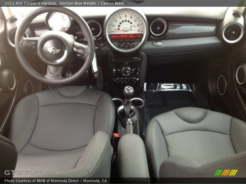 Horizon Blue Metallic / Carbon Black 2011 Mini Cooper S Hardtop