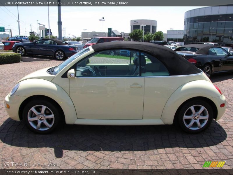 Mellow Yello / Black 2004 Volkswagen New Beetle GLS 1.8T Convertible