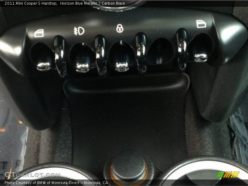 Horizon Blue Metallic / Carbon Black 2011 Mini Cooper S Hardtop