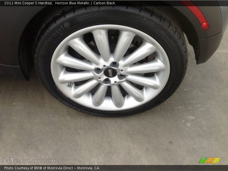 Horizon Blue Metallic / Carbon Black 2011 Mini Cooper S Hardtop
