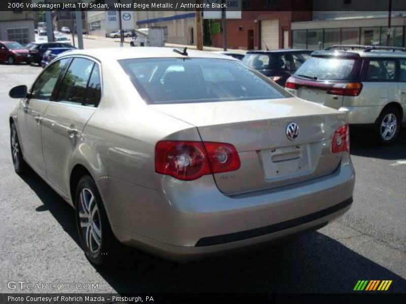 Wheat Beige Metallic / Anthracite Black 2006 Volkswagen Jetta TDI Sedan