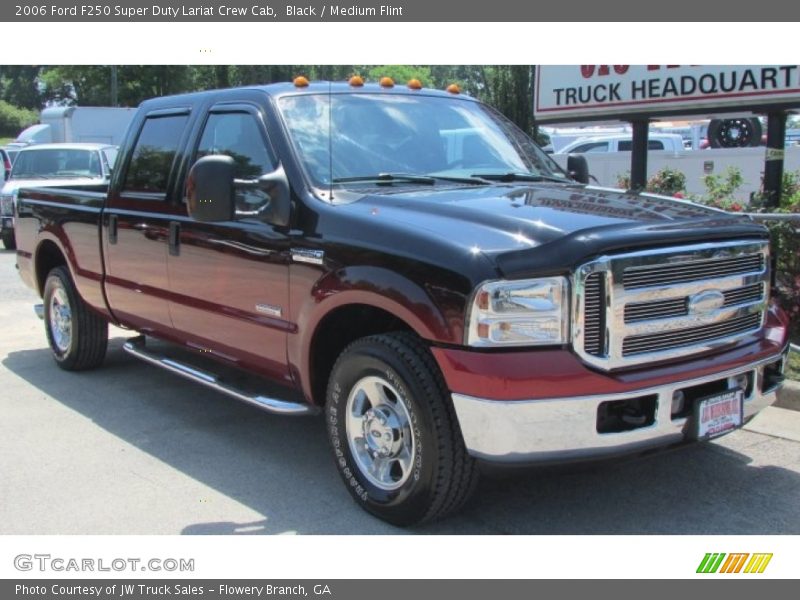 Black / Medium Flint 2006 Ford F250 Super Duty Lariat Crew Cab