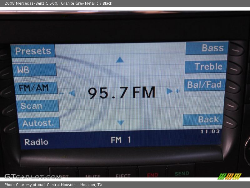 Granite Grey Metallic / Black 2008 Mercedes-Benz G 500
