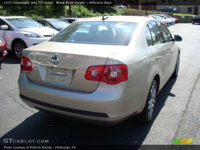 Wheat Beige Metallic / Anthracite Black 2006 Volkswagen Jetta TDI Sedan