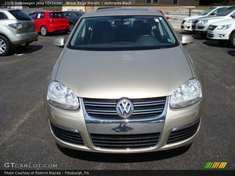 Wheat Beige Metallic / Anthracite Black 2006 Volkswagen Jetta TDI Sedan