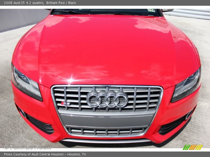 Brilliant Red / Black 2008 Audi S5 4.2 quattro