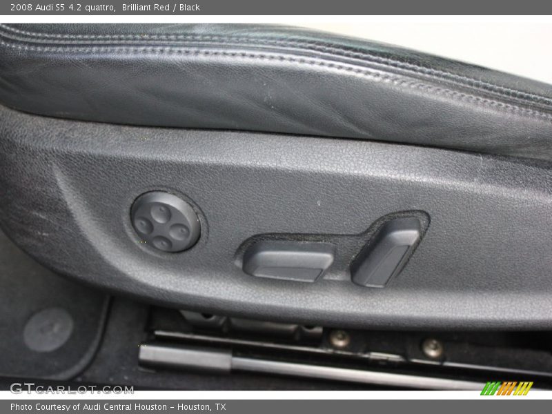 Brilliant Red / Black 2008 Audi S5 4.2 quattro