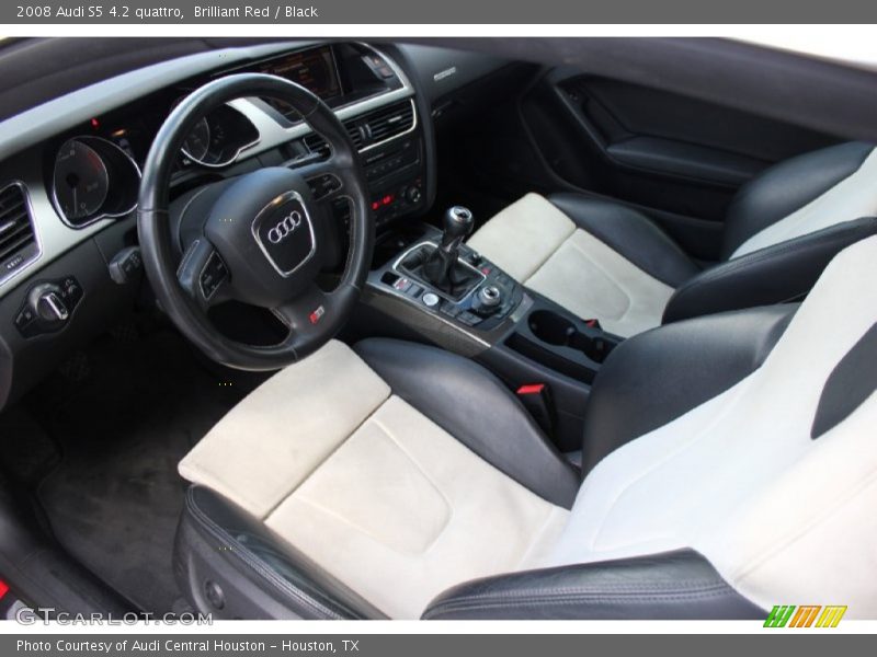 Brilliant Red / Black 2008 Audi S5 4.2 quattro