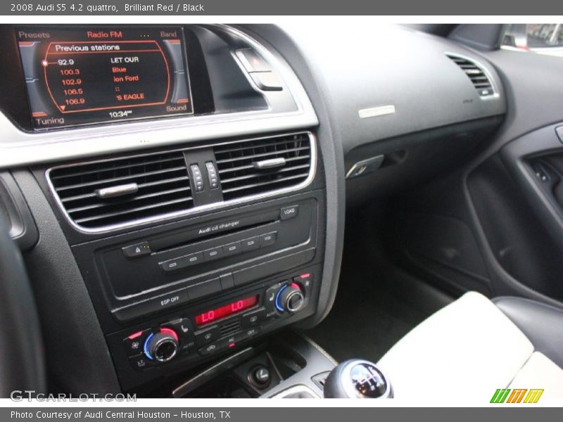 Brilliant Red / Black 2008 Audi S5 4.2 quattro