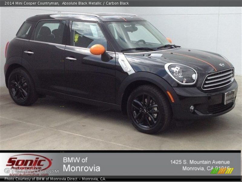 Absolute Black Metallic / Carbon Black 2014 Mini Cooper Countryman