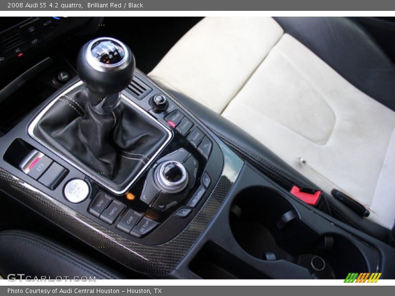 Brilliant Red / Black 2008 Audi S5 4.2 quattro