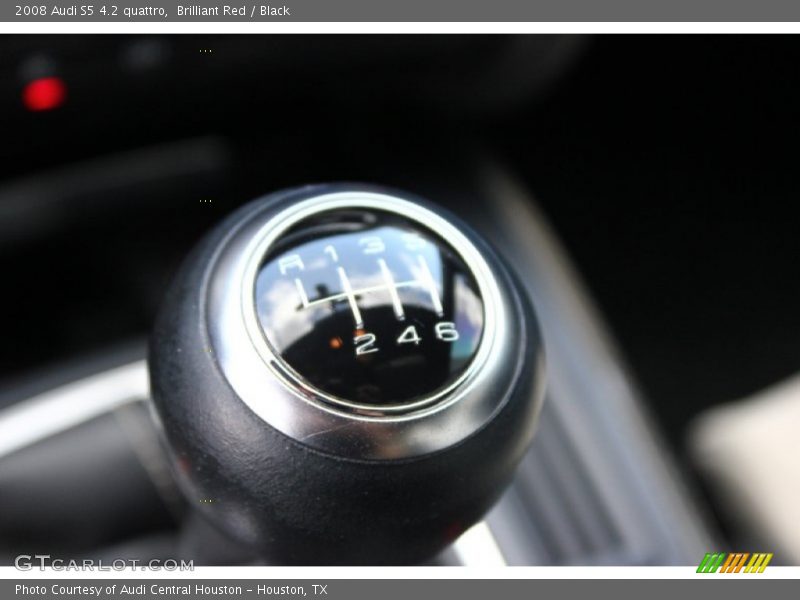 Brilliant Red / Black 2008 Audi S5 4.2 quattro