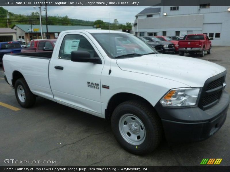 Bright White / Black/Diesel Gray 2014 Ram 1500 Tradesman Regular Cab 4x4