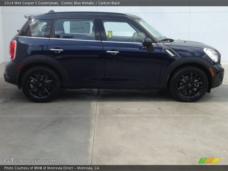 Cosmic Blue Metallic / Carbon Black 2014 Mini Cooper S Countryman