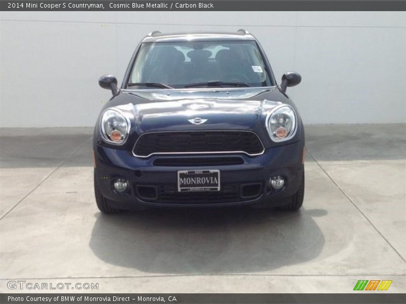 Cosmic Blue Metallic / Carbon Black 2014 Mini Cooper S Countryman