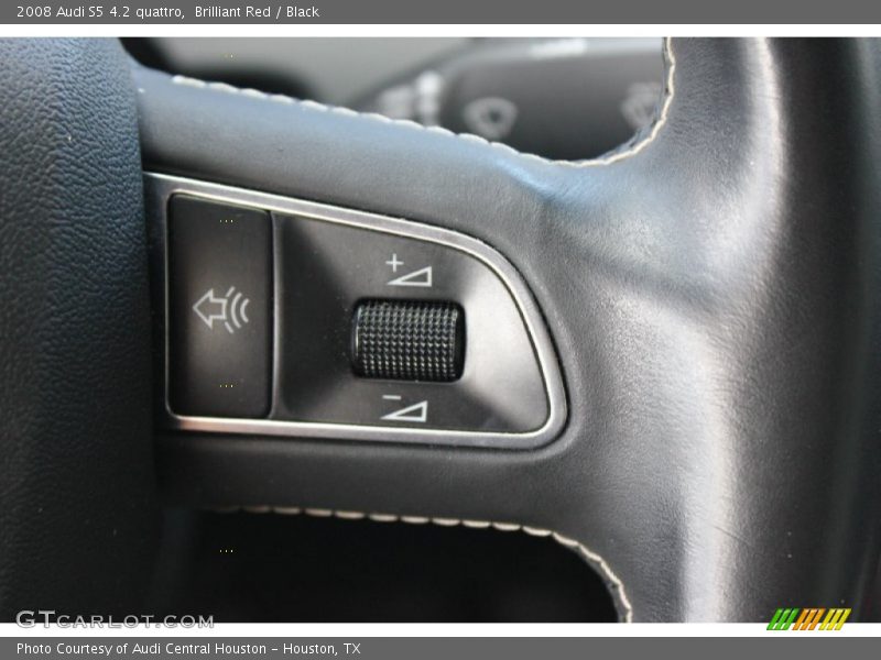 Brilliant Red / Black 2008 Audi S5 4.2 quattro