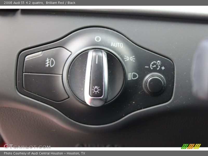 Brilliant Red / Black 2008 Audi S5 4.2 quattro