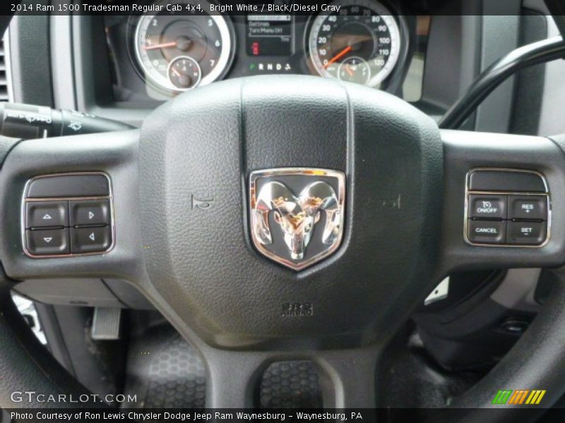 Bright White / Black/Diesel Gray 2014 Ram 1500 Tradesman Regular Cab 4x4