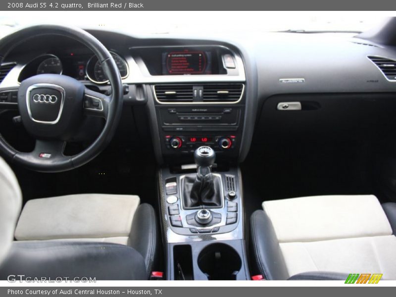 Brilliant Red / Black 2008 Audi S5 4.2 quattro